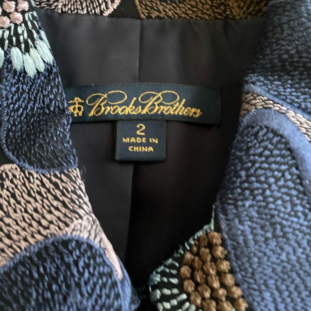 ブルックスブラザーズ Brooks Brothers セットアップ 刺繍 花柄 レディースのフォーマル/ドレス(スーツ)の商品写真