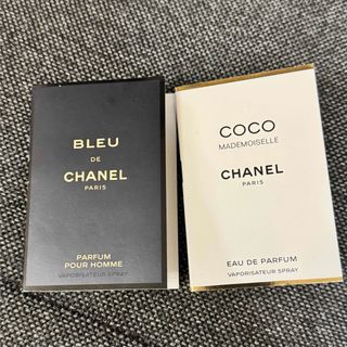 シャネル(CHANEL)の◯ CHANEL◯パルファム◯サンプルセット◯ココマドモアゼル&ブルードゥ(香水(女性用))