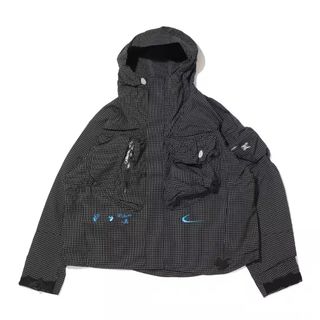 NIKE OFF-WHITE パッカブル フーディ ジャケット ブラック 2XL