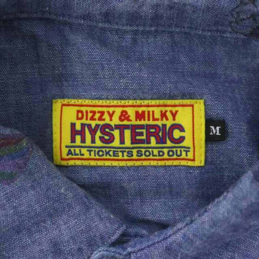 HYSTERIC GLAMOUR(ヒステリックグラマー)のヒステリックグラマー 22AW FANCY EMBLEM柄 コンパクトシャツ レディースのトップス(シャツ/ブラウス(長袖/七分))の商品写真