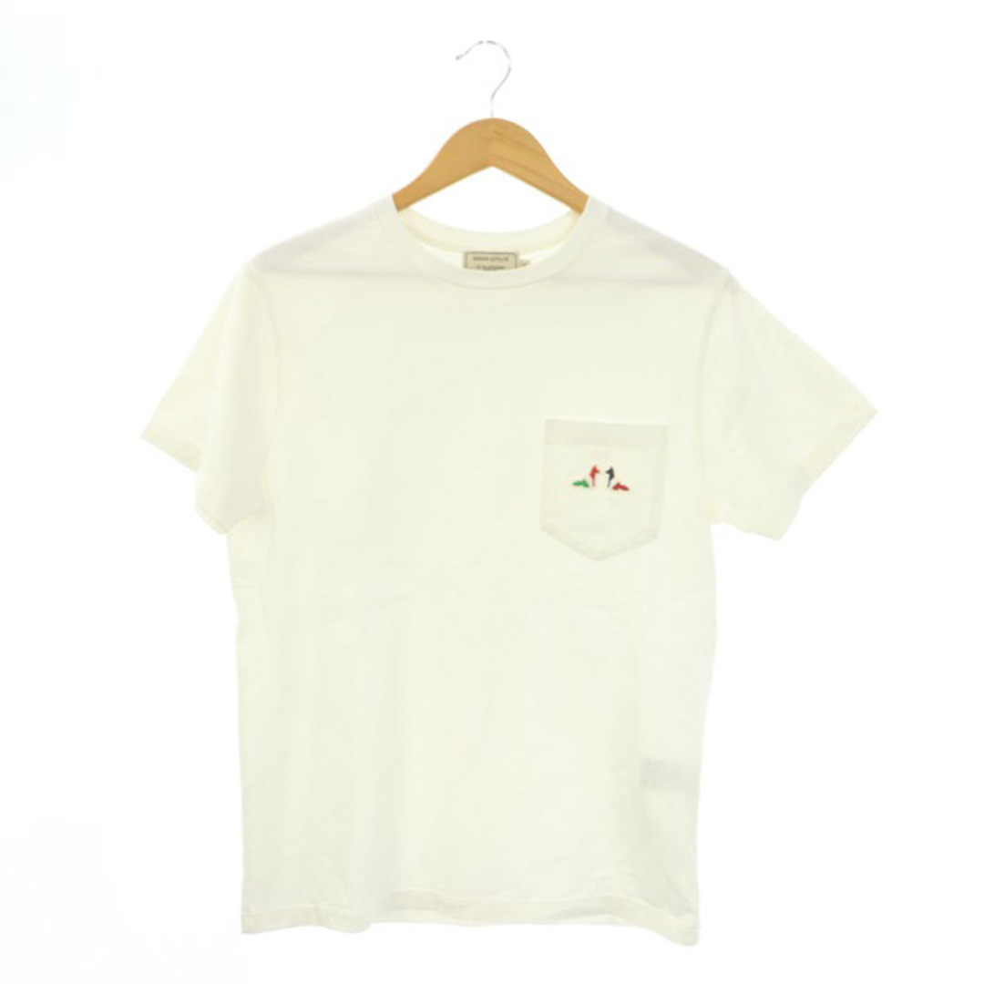 MAISON KITSUNE'(メゾンキツネ)のメゾンキツネ RESTING FOX PATCH Tシャツ 半袖 クルーネック メンズのトップス(Tシャツ/カットソー(半袖/袖なし))の商品写真