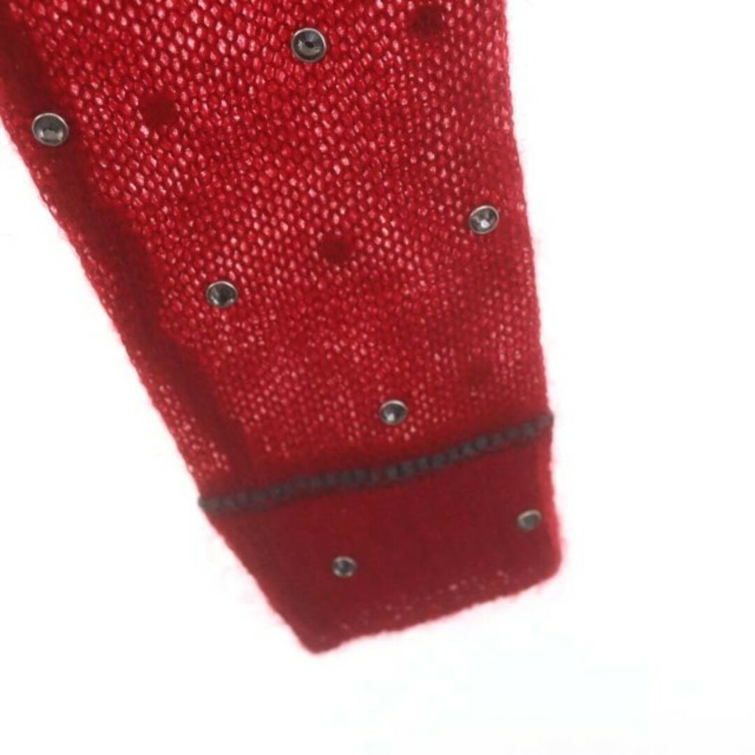 N°21(ヌメロヴェントゥーノ)のN°21 ニット セーター クルーネック プルオーバー モヘヤ ウール混 赤 レディースのトップス(ニット/セーター)の商品写真