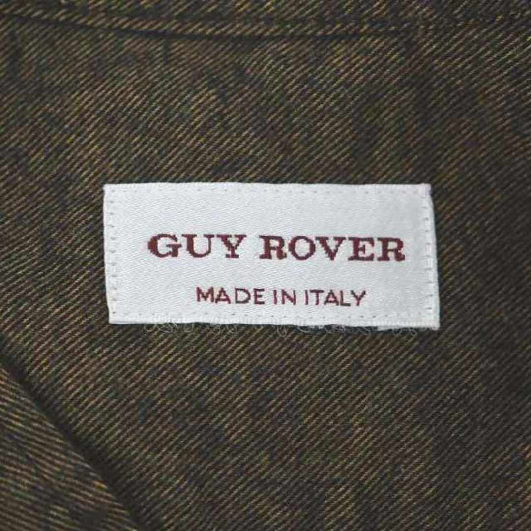 GUY ROVER(ギローバー)のギローバー バンドカラーコットンシャツ 長袖 プルオーバー S ベージュ メンズのトップス(シャツ)の商品写真