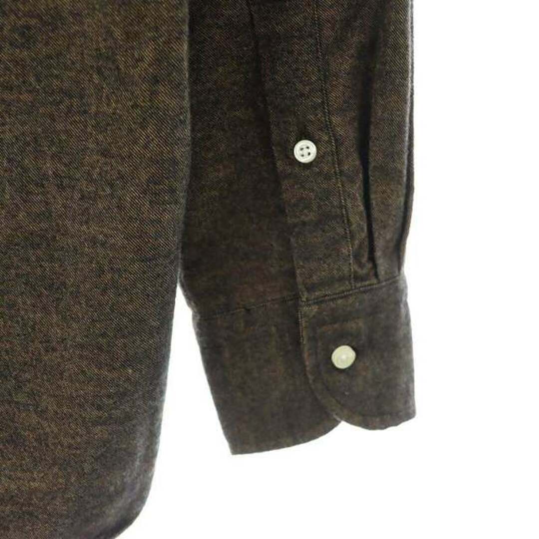 GUY ROVER(ギローバー)のギローバー バンドカラーコットンシャツ 長袖 プルオーバー S ベージュ メンズのトップス(シャツ)の商品写真