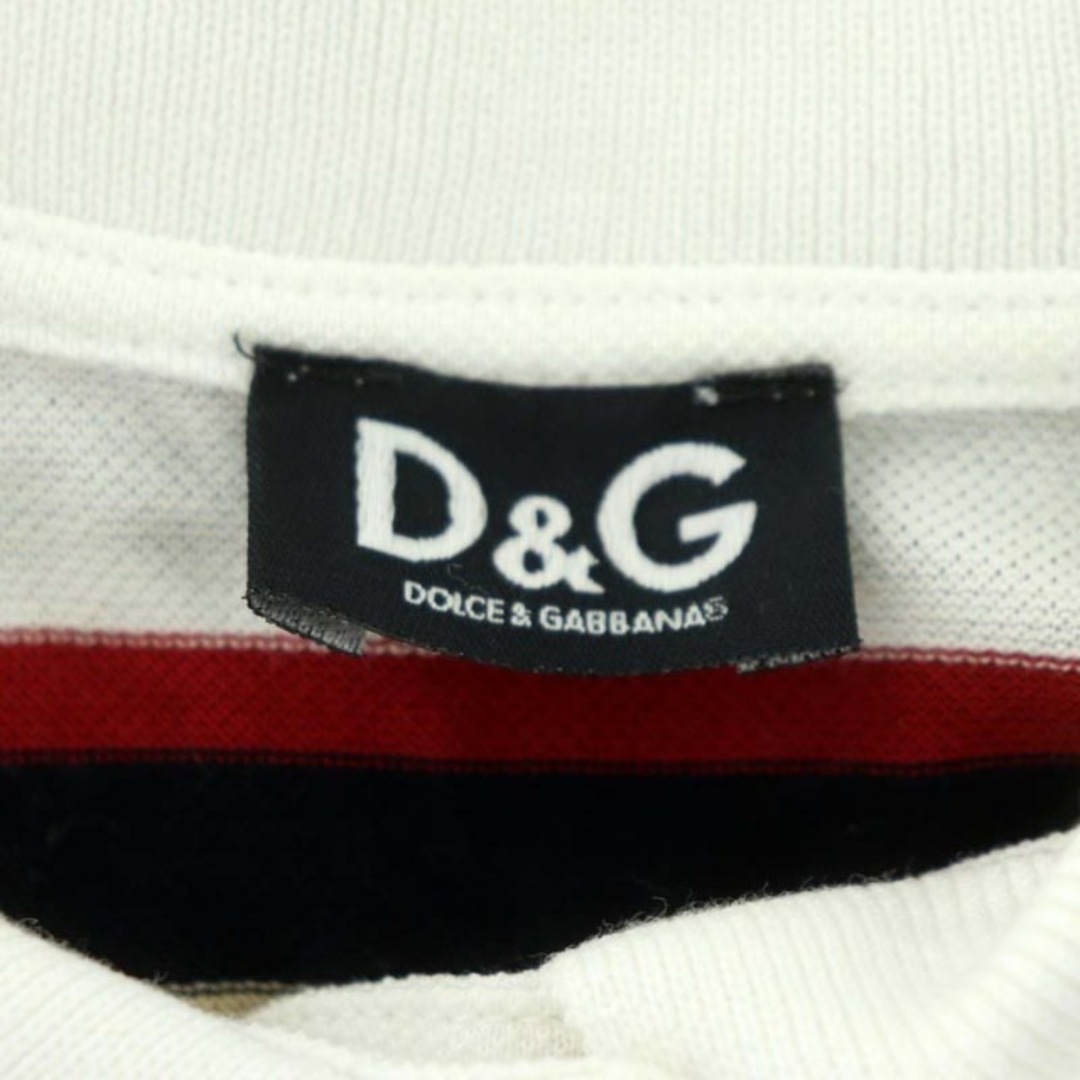 D&G(ディーアンドジー)のディー&ジー ドルガバ ドルチェ&ガッバーナ D&G ポロシャツ ボーダー S レディースのトップス(ポロシャツ)の商品写真