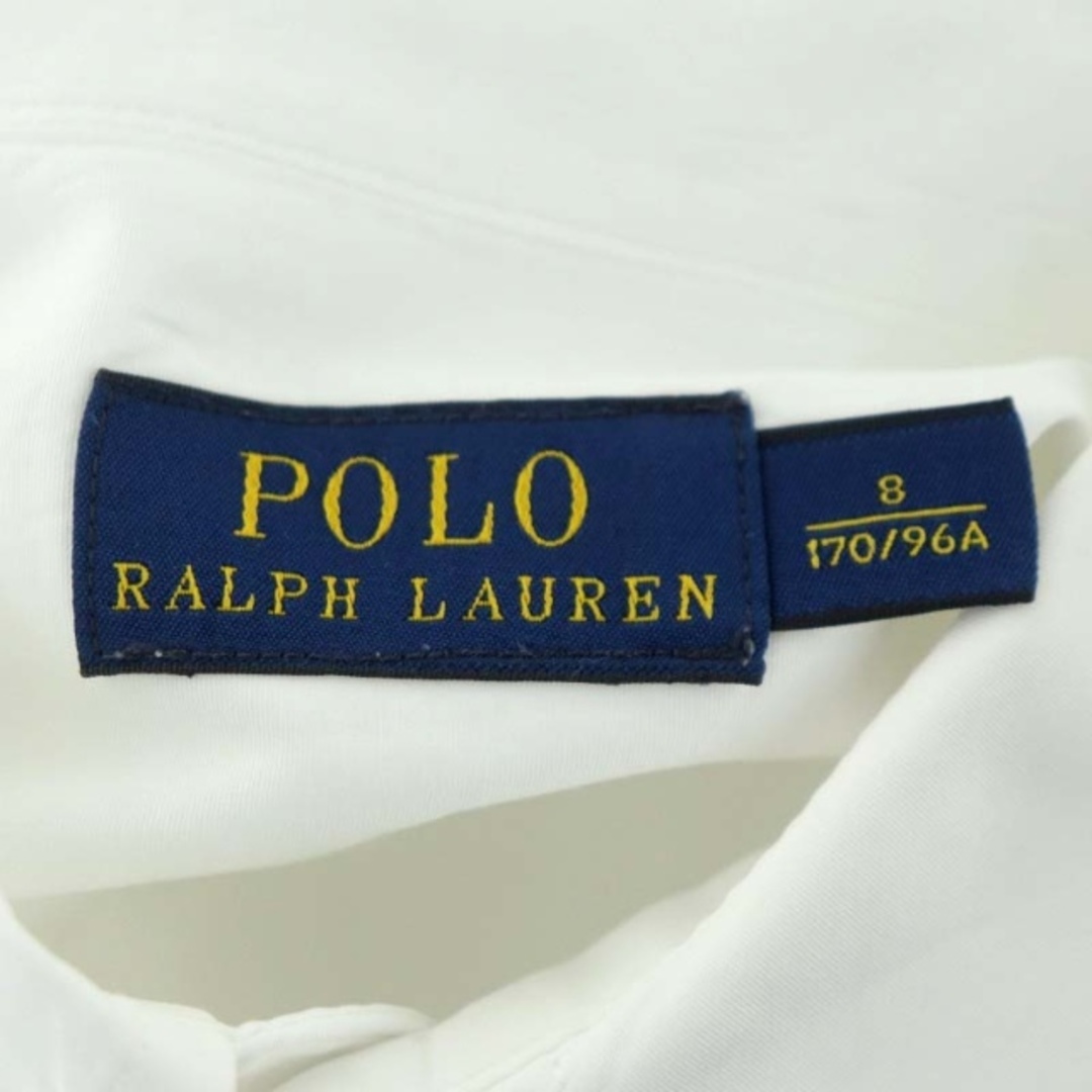 POLO RALPH LAUREN(ポロラルフローレン)のポロ ラルフローレン シャツ ブラウス 長袖 前開き 8 170/96A 白 レディースのトップス(シャツ/ブラウス(長袖/七分))の商品写真