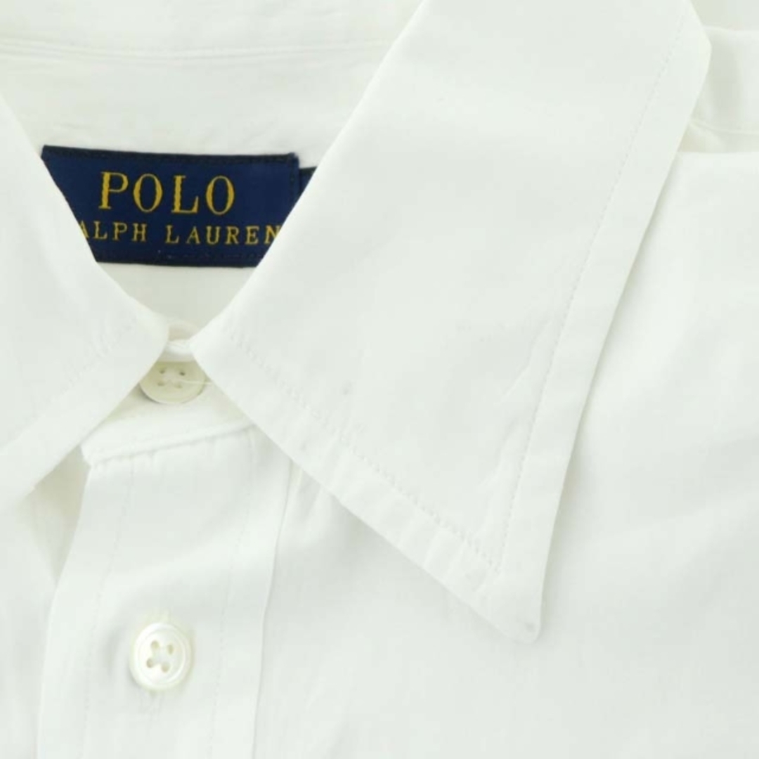 POLO RALPH LAUREN(ポロラルフローレン)のポロ ラルフローレン シャツ ブラウス 長袖 前開き 8 170/96A 白 レディースのトップス(シャツ/ブラウス(長袖/七分))の商品写真