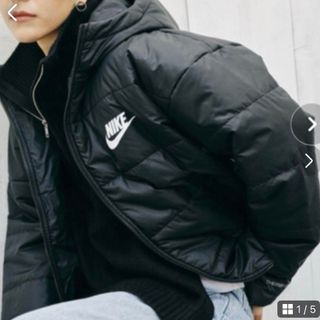 ナイキ(NIKE)のNIKE ナイキ　レディース　中綿ジャケット　ブラック　黒　ジャンパー　冬春(その他)