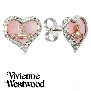 ヴィヴィアンウエストウッド(Vivienne Westwood)の新品　正規品　ヴィヴィアンウエストウッド ピアス ハート ペトラ ピンク(イヤリング)