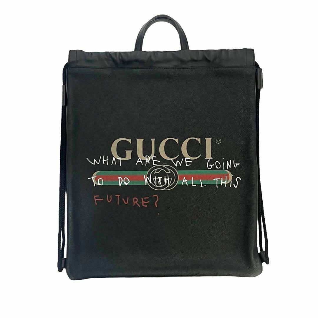 Gucci(グッチ)の✨使用わずか✨　グッチ　バックパック　ハンドバッグ　2way ロゴ　s6 レディースのバッグ(リュック/バックパック)の商品写真