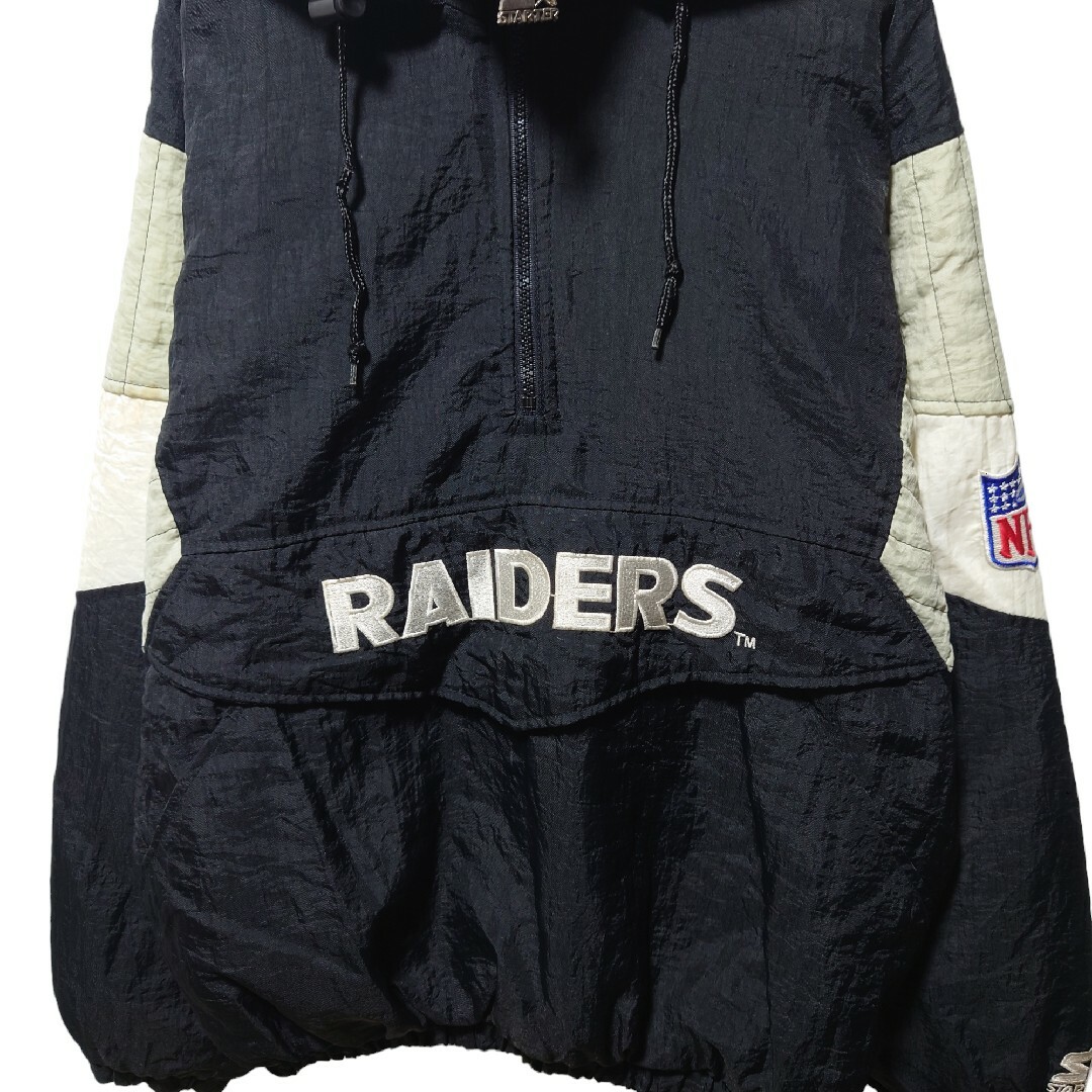 STARTER(スターター)の【STARTER】90's Raiders 中綿入りアノラックパーカーS-301 メンズのジャケット/アウター(ブルゾン)の商品写真