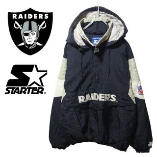 スターター(STARTER)の【STARTER】90's Raiders 中綿入りアノラックパーカーS-301(ブルゾン)