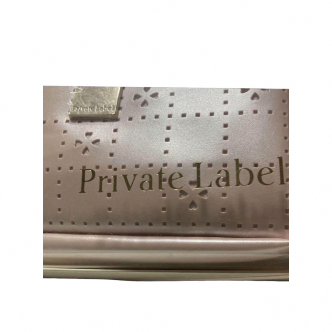 PRIVATE LABEL(プライベートレーベル)の新品未使用品！　Private Labelポーチ&ハンカチセット　ピンク レディースのファッション小物(ポーチ)の商品写真