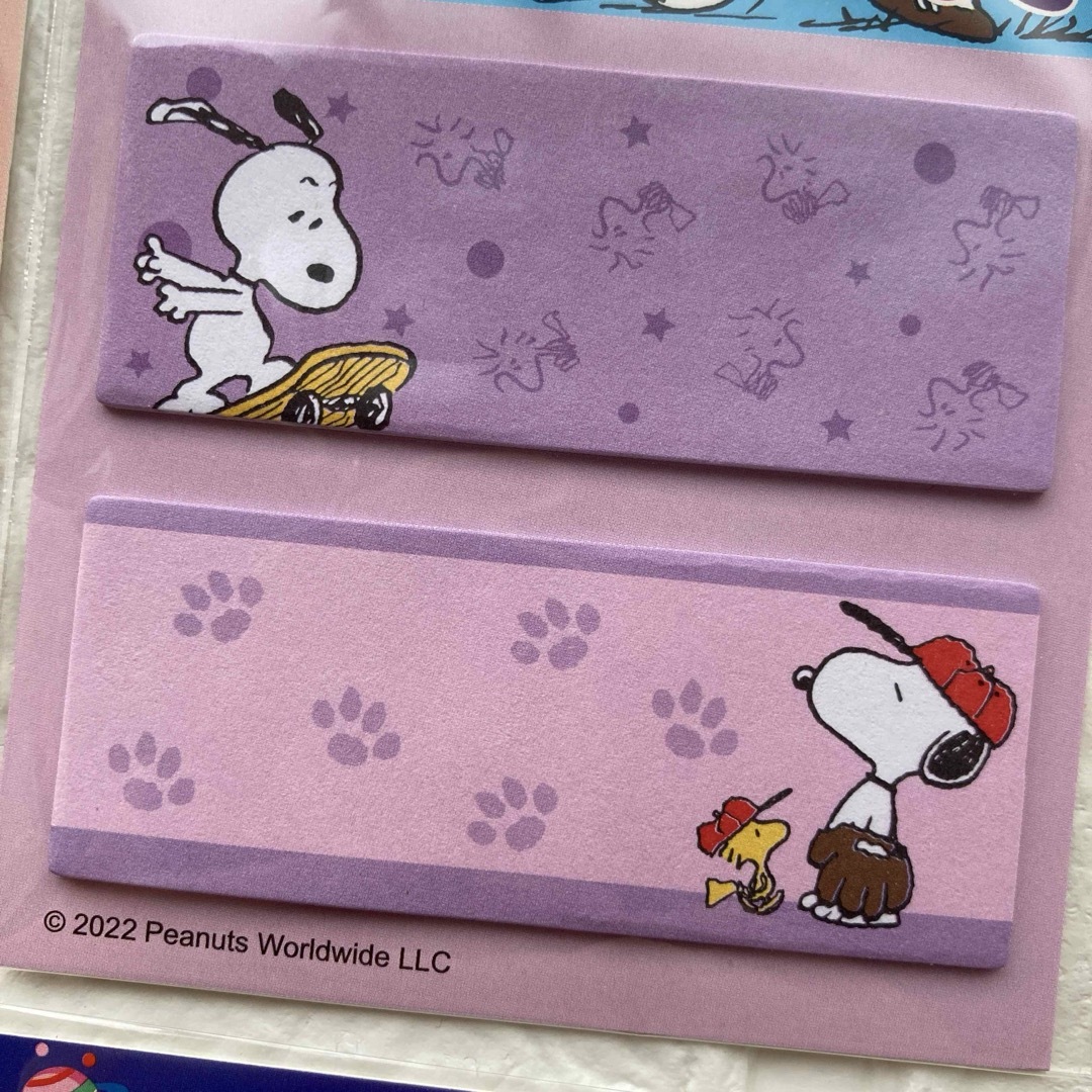 SNOOPY(スヌーピー)の【6種】スヌーピー 付箋 インテリア/住まい/日用品の文房具(ノート/メモ帳/ふせん)の商品写真