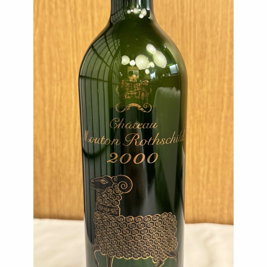 Ch Mouton 2000年　空き瓶 食品/飲料/酒の酒(ワイン)の商品写真