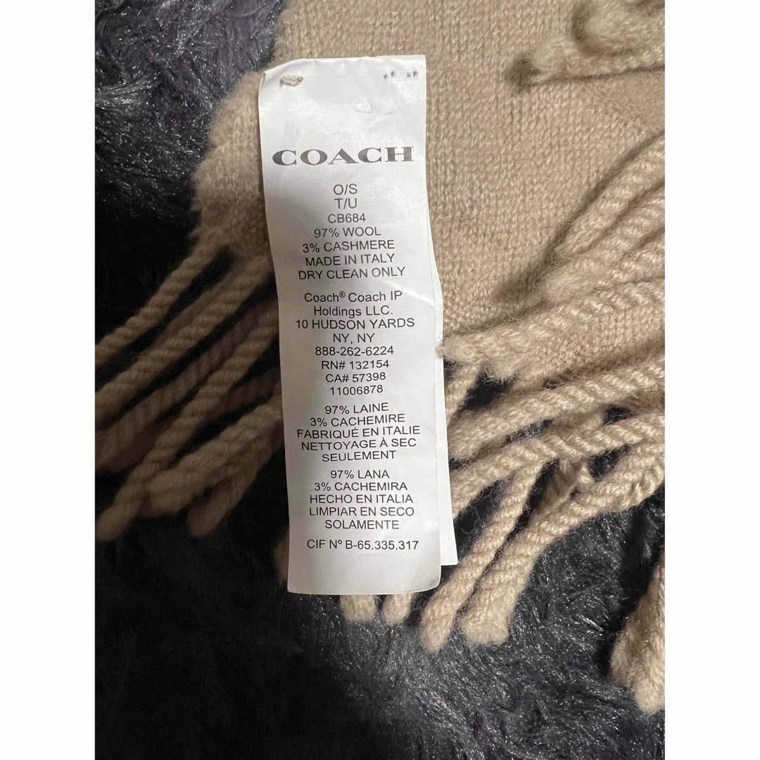 COACH(コーチ)のcoach マフラー レディースのファッション小物(マフラー/ショール)の商品写真