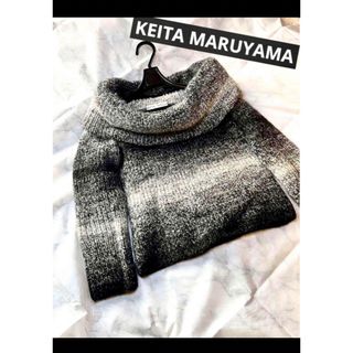 ケイタマルヤマ(KEITA MARUYAMA TOKYO PARIS)のKEITA MARUYAMA ケイタマルヤマ ボリューム ニット セーター 黒灰(ニット/セーター)