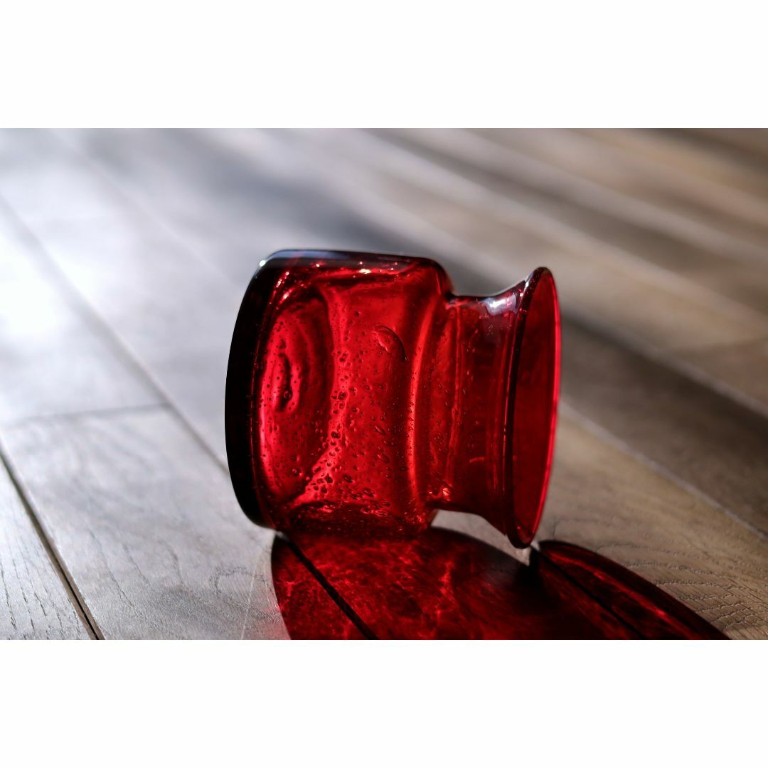 ARABIA(アラビア)のErik Hoglund エリックホグラン 花瓶 961re エンタメ/ホビーの美術品/アンティーク(ガラス)の商品写真