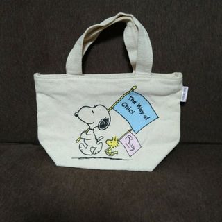 ピーナッツ(PEANUTS)のスヌーピー　Ray BEAMS　ミニトートバッグ(キャラクターグッズ)