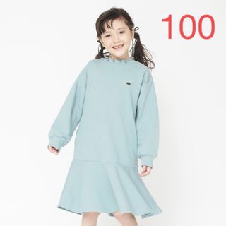 ブランシェス(Branshes)のNO.3229 ブランシェス ワンピース スカート 長袖 女の子 100(ワンピース)