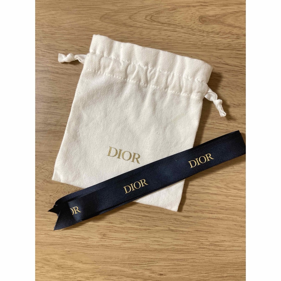 Dior(ディオール)のDIOR ミニ巾着&リボン レディースのファッション小物(ポーチ)の商品写真