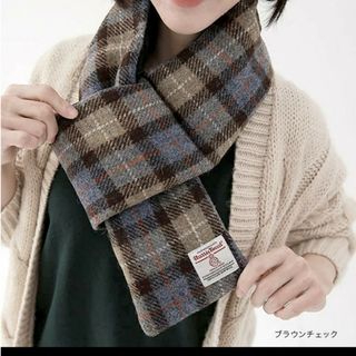 ハリスツイード(Harris Tweed)の新品 ハリスツイード ショート マフラー(マフラー/ショール)