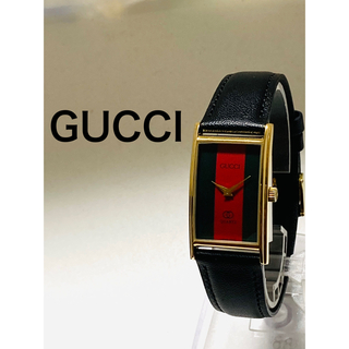 グッチ(Gucci)の美品！　訳アリ　GUCCI グッチ　電池&ベルト新品　レディース腕時計(腕時計)