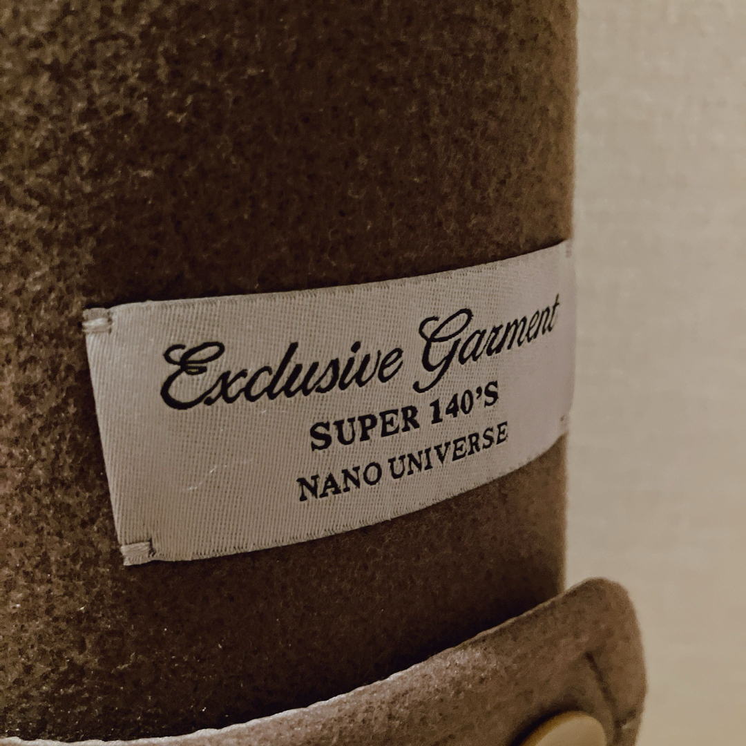 nano・universe(ナノユニバース)の【USED品】★ナノユニバース ジャケットNANO universeＰコート L メンズのジャケット/アウター(ピーコート)の商品写真