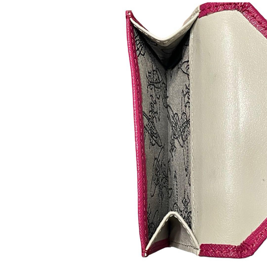 Vivienne Westwood(ヴィヴィアンウエストウッド)の良品　Vivienne Westwood 三つ折り財布　レター型　ミニウォレット レディースのファッション小物(財布)の商品写真