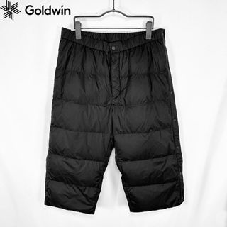 ゴールドウィン(GOLDWIN)の新品◎GOLDWIN サイドオープン 3/5 インナー ダウンパンツ 黒4 XL(ウエア)