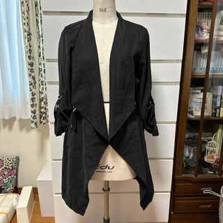 ザラ(ZARA)のZARA ザラ　変形　ジャケット　黒　スプリングコートとしても(スプリングコート)