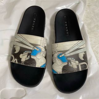 PRADA - 希少⭐️ PRADA サンダル サイズ10 28.5 大きめ 柄