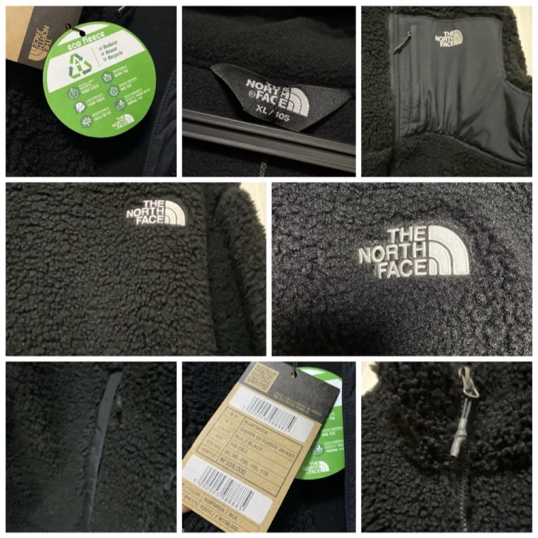 THE NORTH FACE(ザノースフェイス)のースフェイス シェルパ EX フリース ボア　 XL 黒　ブラック　正規品 メンズのジャケット/アウター(ブルゾン)の商品写真