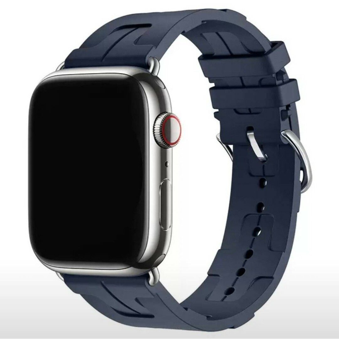 Apple Watch バンド ベルト ラバー アップルウォッチ 男女兼用 H字 レディースのファッション小物(腕時計)の商品写真