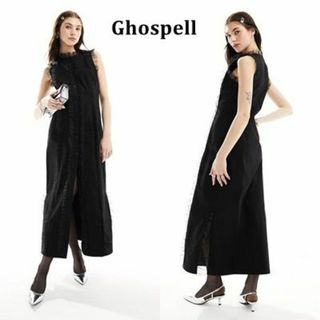 ゴスペル(GHOSPELL)のGhospell ゴスペル チュール フリル ロングドレス(ロングドレス)