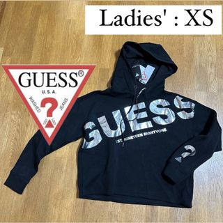 ゲス(GUESS)の※プロフ必読★新品未使用★【GUESS】レディース クロップドパーカー  XS(パーカー)