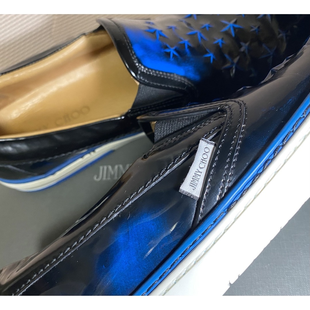 JIMMY CHOO(ジミーチュウ)のJIMMY CHOO ジミーチュウ スター エンボス スニーカー メンズの靴/シューズ(スニーカー)の商品写真