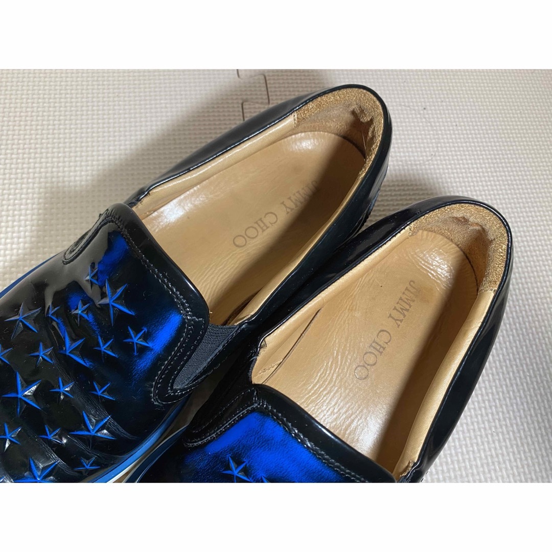 JIMMY CHOO(ジミーチュウ)のJIMMY CHOO ジミーチュウ スター エンボス スニーカー メンズの靴/シューズ(スニーカー)の商品写真