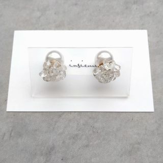 【no.141】ハンドメイド　アクセサリー　パール　天然石　2way　ピアス(ピアス)