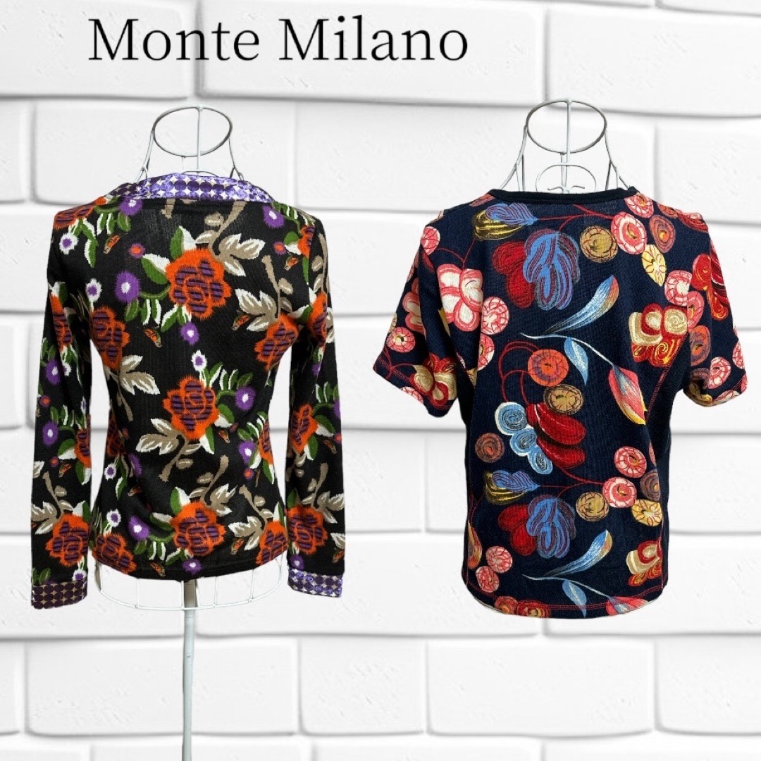 【 Monte Milano 】モンテミラノ 2点  韓国セレクト 柄物 派手め レディースのトップス(ニット/セーター)の商品写真