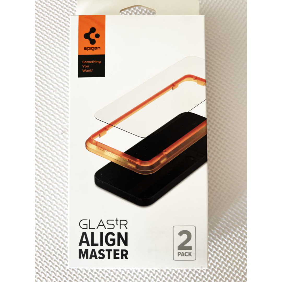 AlignMaster 全面保護 ガラスフィルム フルカバー 2枚入  スマホ/家電/カメラのスマホアクセサリー(iPhoneケース)の商品写真