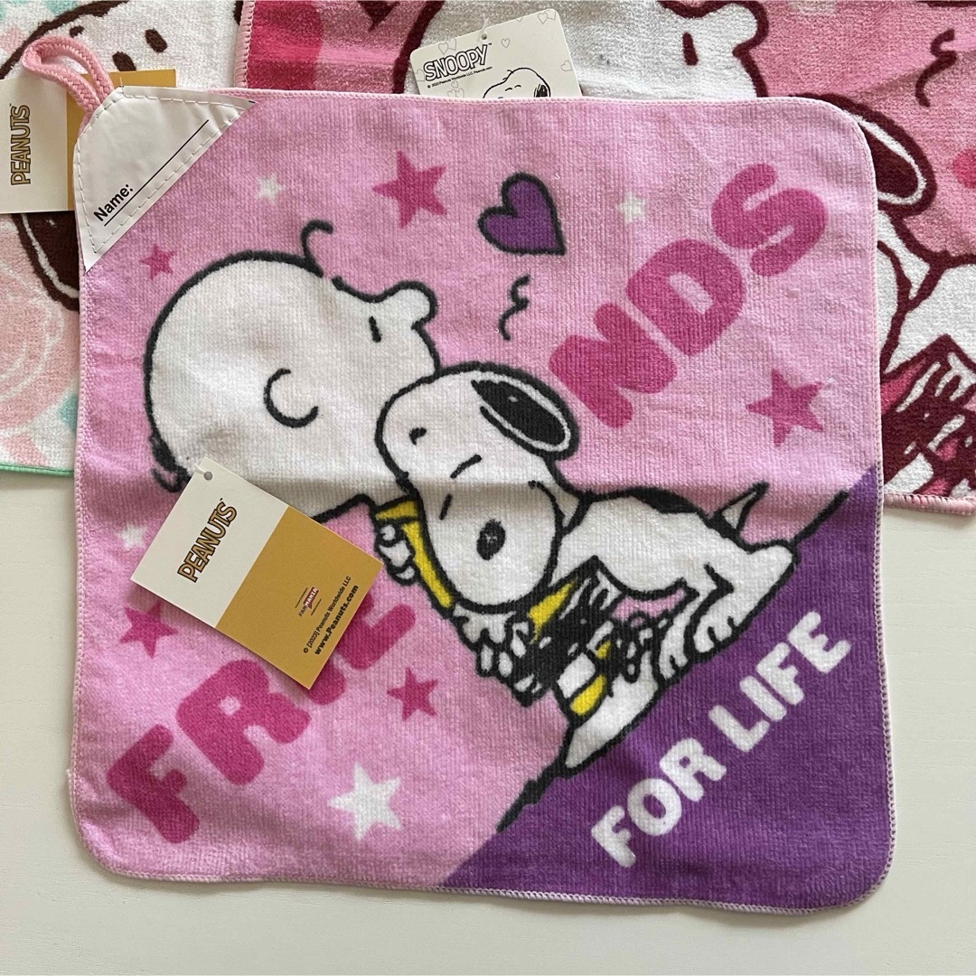 SNOOPY(スヌーピー)のスヌーピー ループタオル8枚セット エンタメ/ホビーのアニメグッズ(タオル)の商品写真