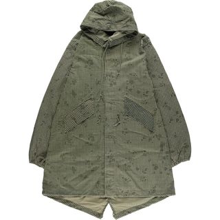 古着 80年代 米軍実品 PARKA NIGHT CAMOUFLAGE DESERT 迷彩柄 ナイトデザートカモ モッズコート メンズM ヴィンテージ /eaa416117(モッズコート)