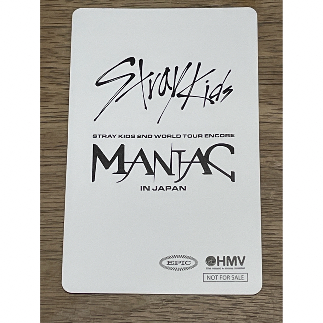 Stray Kids(ストレイキッズ)のStrayKids リノ　MANIAC アンコン トレカ　HMV エンタメ/ホビーのCD(K-POP/アジア)の商品写真