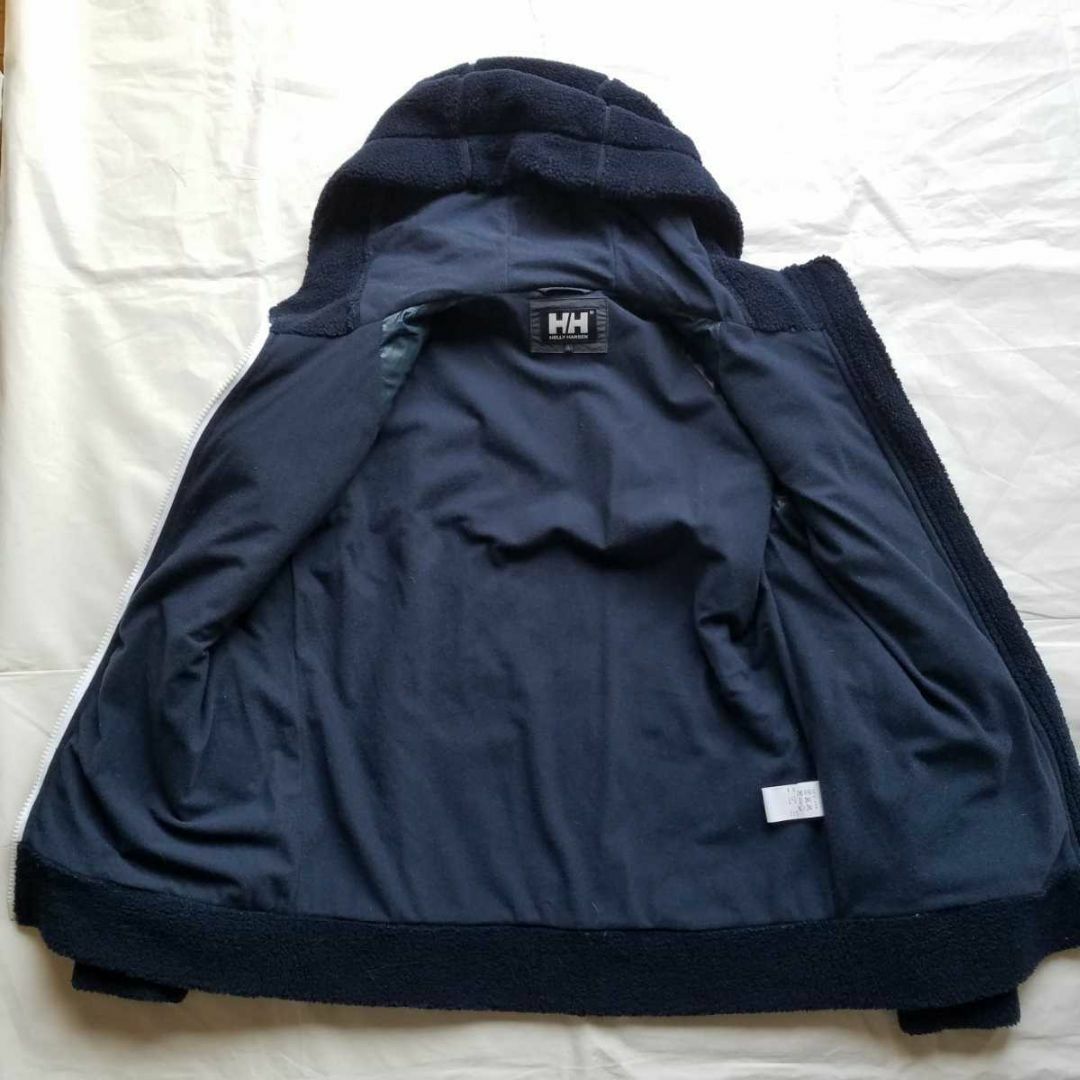 HELLY HANSEN(ヘリーハンセン)の美品 ヘリーハンセン Lサイズ フリース フーディー ジャケット  メンズのトップス(パーカー)の商品写真