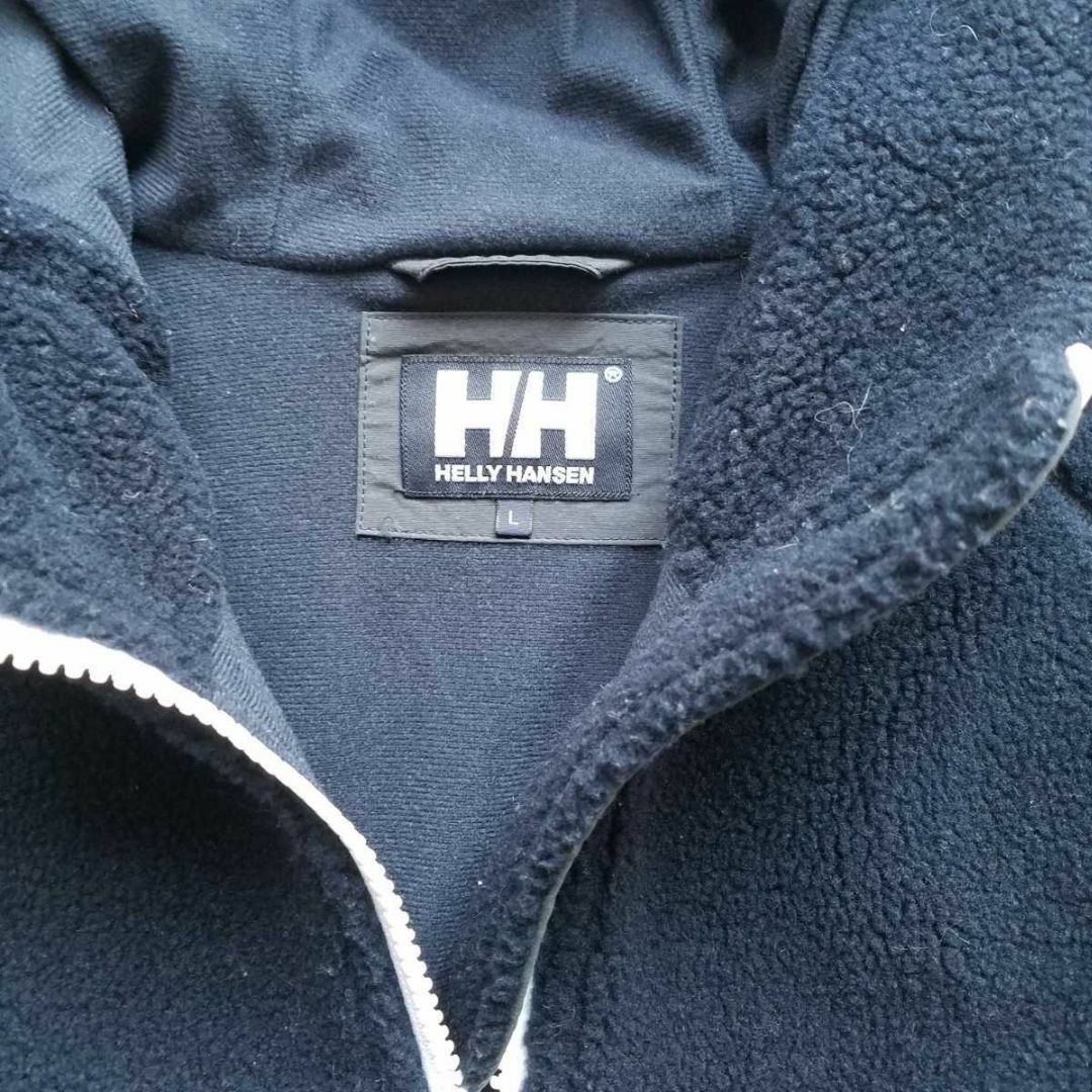 HELLY HANSEN(ヘリーハンセン)の美品 ヘリーハンセン Lサイズ フリース フーディー ジャケット  メンズのトップス(パーカー)の商品写真