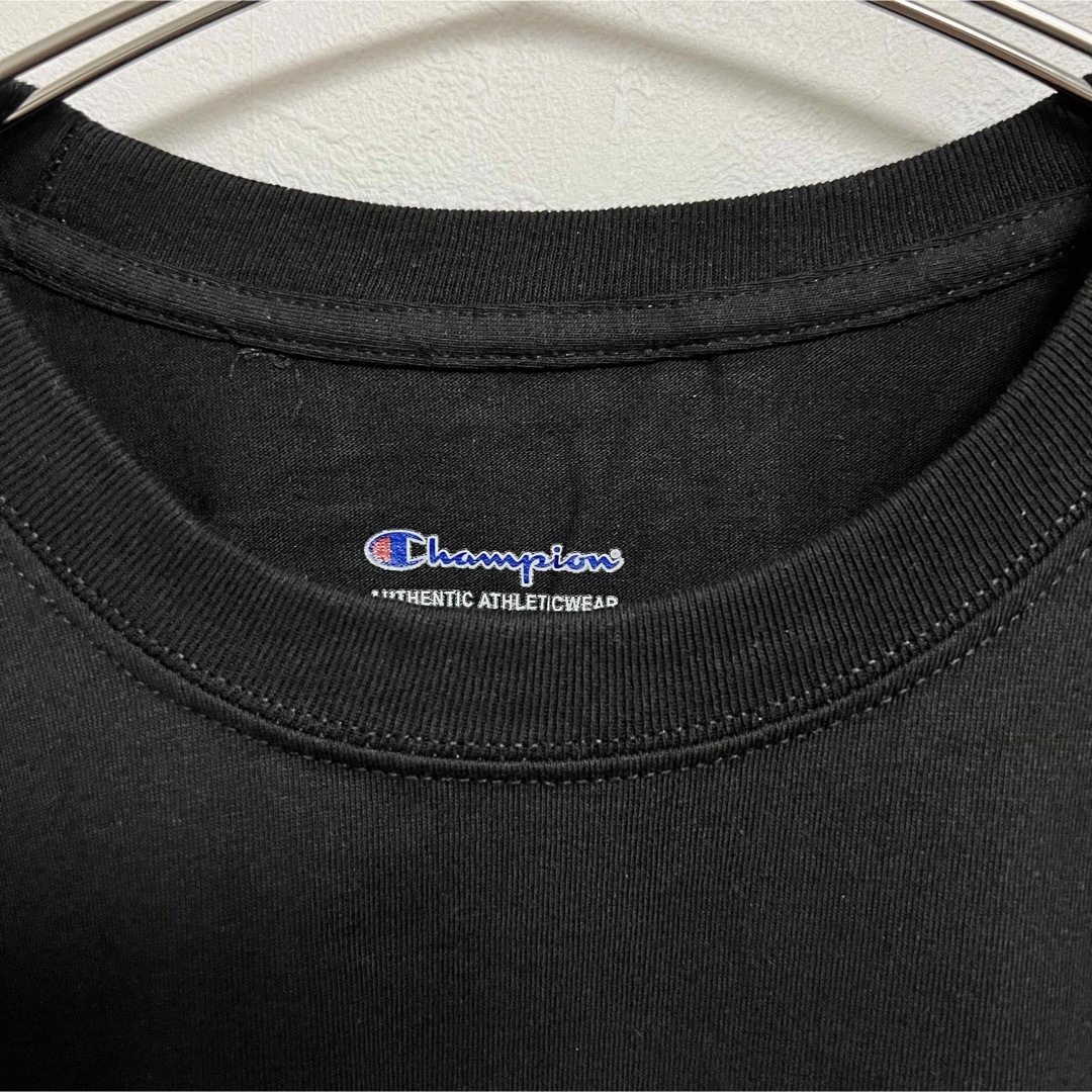 Champion(チャンピオン)の【新品未使用】チャンピオン Champion メンズ Tシャツ ブラック M メンズのトップス(Tシャツ/カットソー(半袖/袖なし))の商品写真