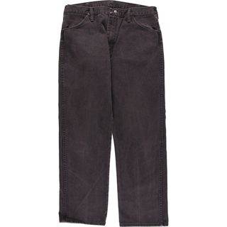 ラングラー(Wrangler)の古着 90年代 ラングラー Wrangler ブラックデニム ストレートデニムパンツ USA製 メンズw35 ヴィンテージ /eaa405778(デニム/ジーンズ)