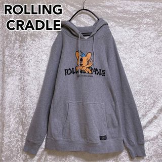 ローリングクレイドル(ROLLING CRADLE)のレア⭐️ローリングクレイドル グレー パーカー Mサイズ 男女兼用 ロリクレ(パーカー)