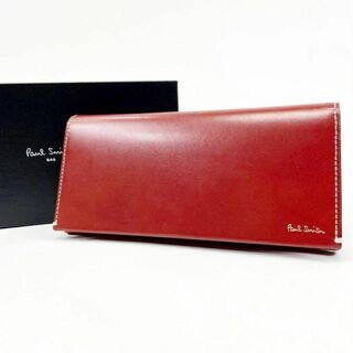 ポールスミス(Paul Smith)の高級 人気モデル ポールスミス 長財布 レッド　赤　メンズ 財布 22q145(長財布)